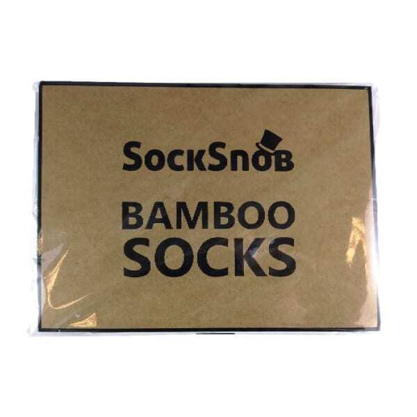 Sock Snob mens bamboo crew socks 4 pack (British brand)