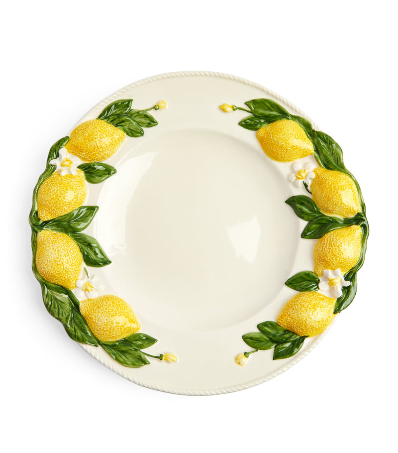 Les-Ottomans lemon ceramic plate 19cm - British product