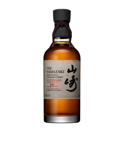 Harrods Suntory 25-Year-Old Yamazaki Mizunara Single Malt Whisky 70cl- Buy online at McGrocer