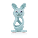 Brush Baby Bobbie Bunny Teether Eucalyptus Green - British product