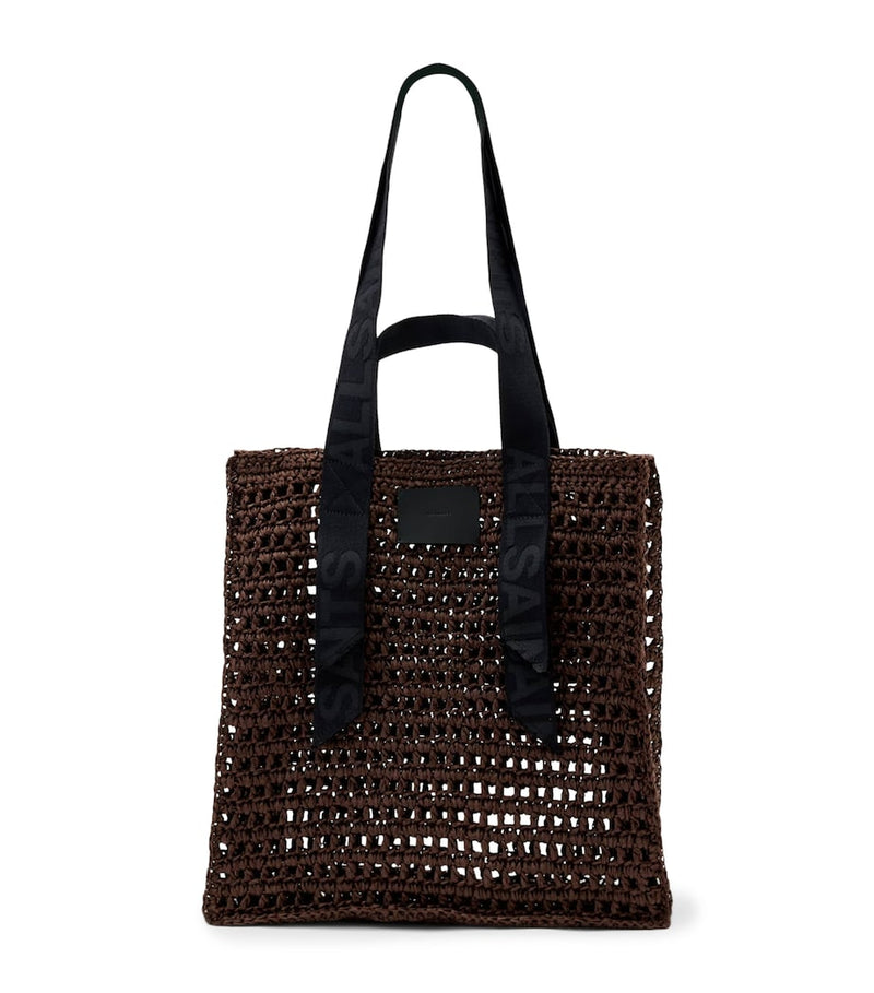 AllSaints Lullah straw tote bag, UK version
