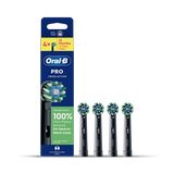 Holland & Barrett Oral-B Pro Cross Action Black Electric Toothbrush Replacement Heads, 4 Counts- Buy online at McGrocer
