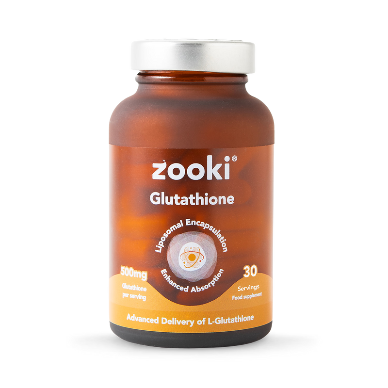 Zooki Liposomal Glutathione Capsules 500mg 60 Capsules (British brand)