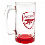 Arsenal FC glass tankard crest design 425ml, imported from the UK