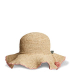 Bonpoint raffia cherry straw hat for kids - British product