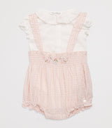 Cotton Gingham Bodysuit and Bloomers Set for 0-18 Months