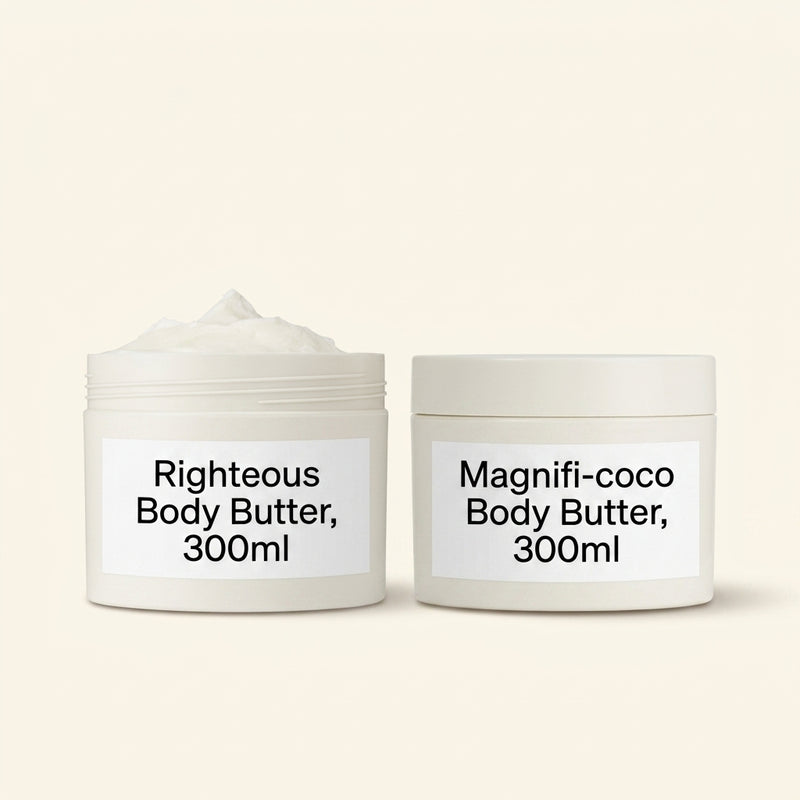 Soap & Glory body butter duo Righteous & Magnificoco 2x300ml, UK version