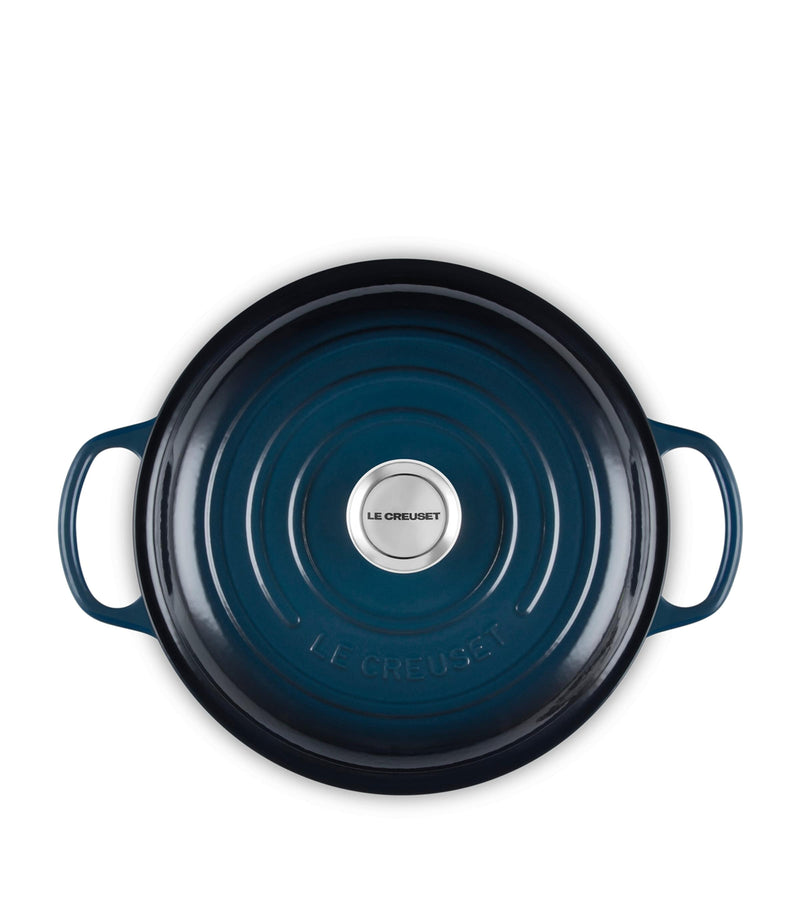 Le Creuset enamelled cast iron shallow casserole dish 26cm, UK version