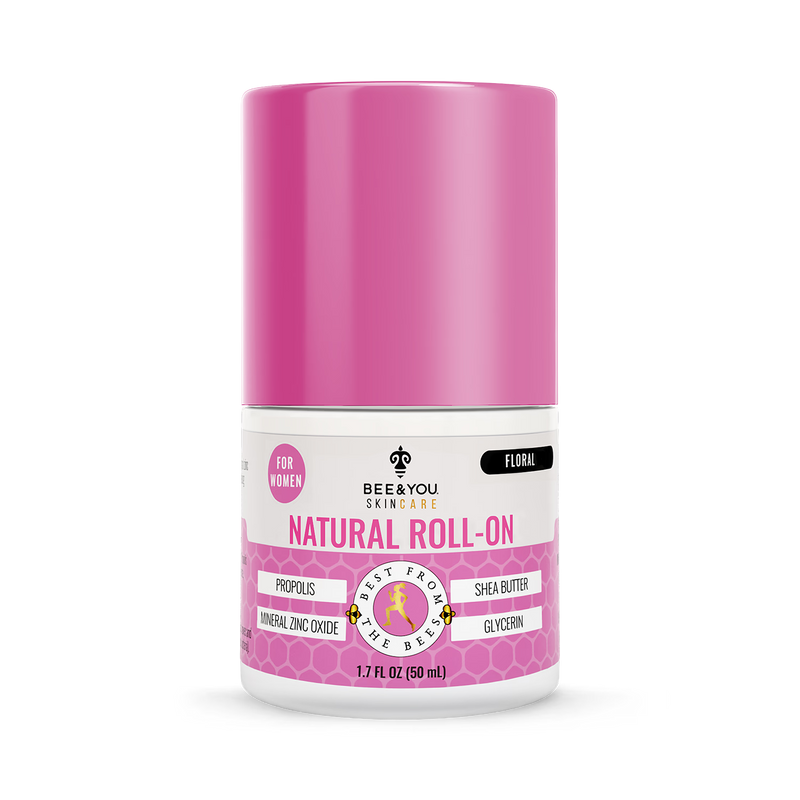 Bee&You natural roll-on deodorant Fresh & Floral 50ml - British product