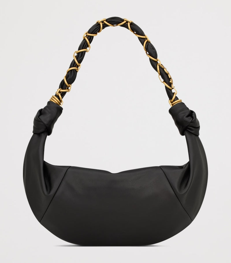 Saint Laurent small leather Amalia shoulder bag (British brand)