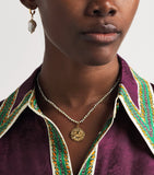 Hermina Athens freshwater pearl eye pendant necklace - British product