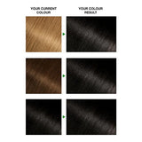 Garnier Nutrisse 1 Black Permanent Hair Dye Box, UK version.