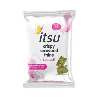 Itsu knusprige Seetang-Flocken Meersalz Seetang-Snack 5g