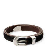 Harrods Our Legacy Hair-On Hide Leather Belt- Buy online at McGrocer