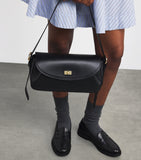 Sandro Paris Le Mambo shoulder bag in smooth leather, UK version