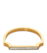 Harrods Monica Vinader Gold Vermeil and White Diamond Signature Thin Ring- Buy online at McGrocer