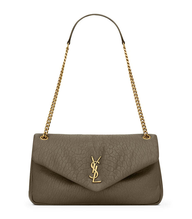 Saint Laurent medium Calypso shoulder bag, imported from the UK