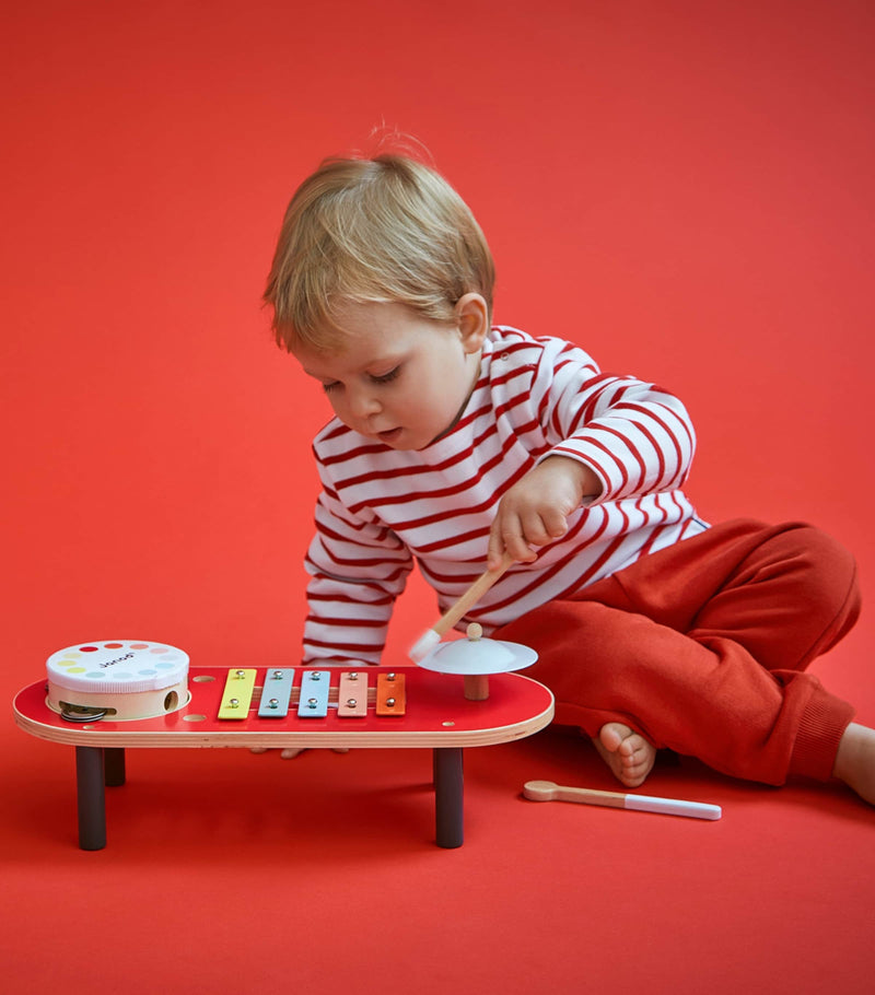 Janod Confetti musical activity table, UK version