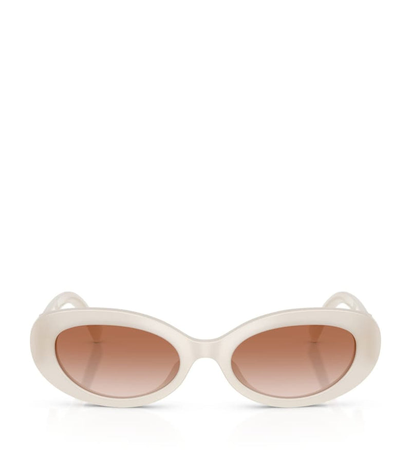 Dolce&Gabbana oval sunglasses in opaline finish, imported from the UK