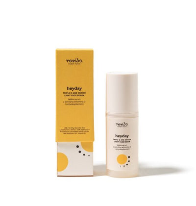Superdrug Resibo HEYDAY Triple C Antioxidant Light Face Serum 30ml- Buy online at McGrocer