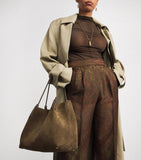 Etro medium suede Libra shoulder bag, imported from the UK