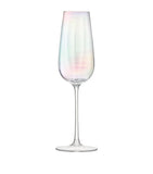 LSA International pearl flute glasses set of two (British brand)