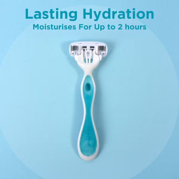 My Intuition Hydro Silk disposable razor 3 pack, imported from the UK