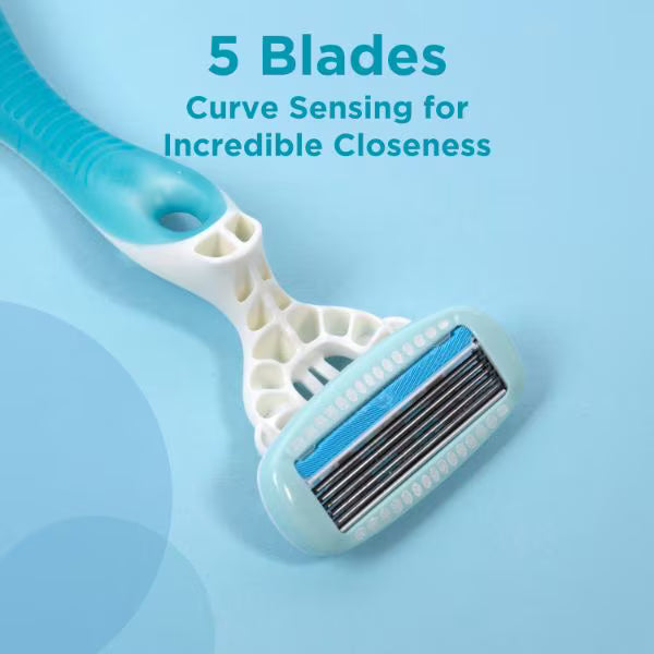 My Intuition Hydro Silk disposable razor 3 pack, imported from the UK