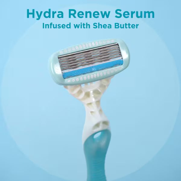 My Intuition Hydro Silk disposable razor 3 pack, imported from the UK