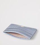 Aspinal of London croc-embossed leather slim card holder, UK version