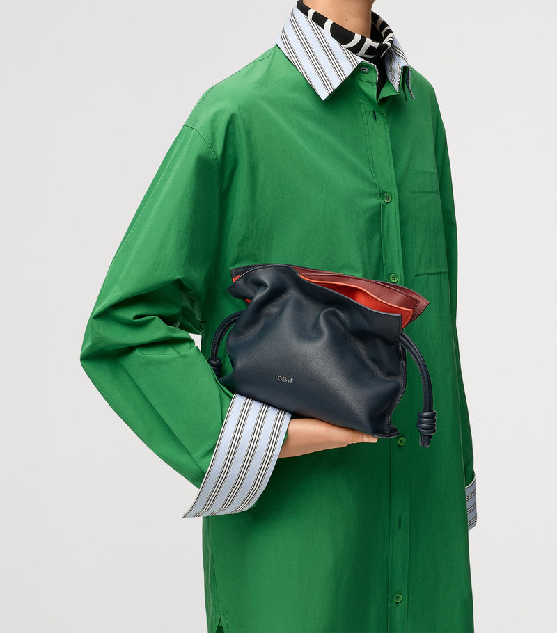 LOEWE Flamenco mini leather clutch purse (British brand)