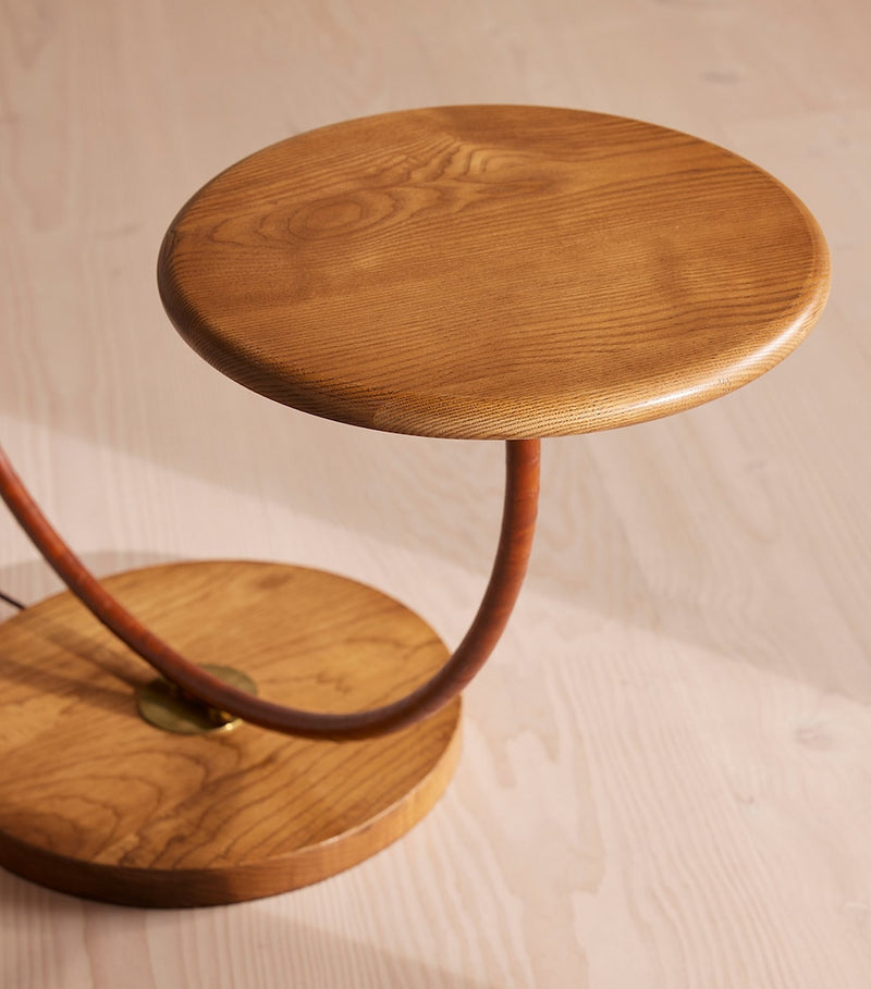 Soho Home Winona floor lamp oak side table (British brand)