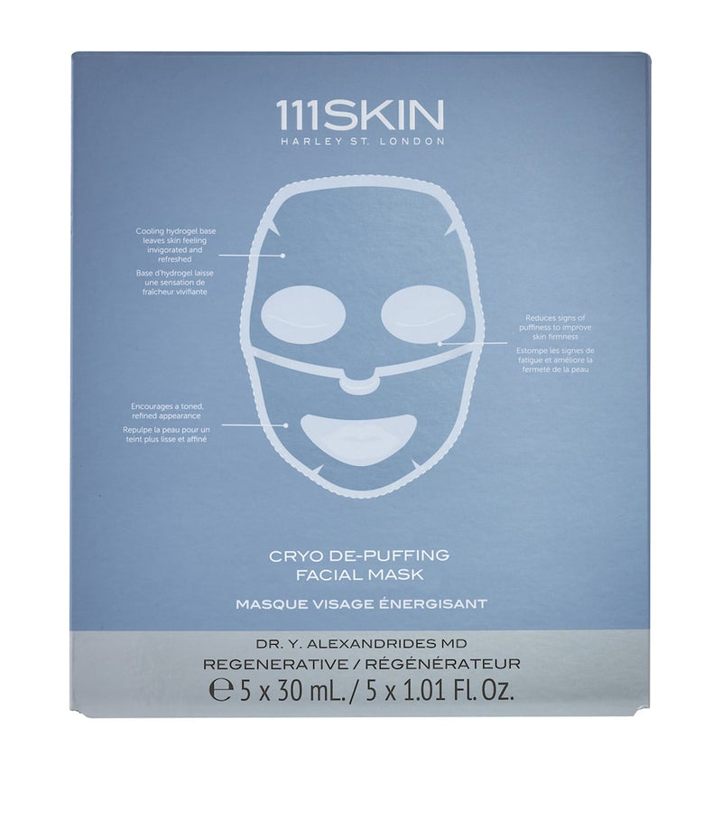 111Skin Cryo De-Puffing facial mask 5 x 30ml, UK version