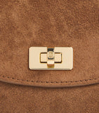 Sandro Paris suede top-handle bag 21x32x11cm (British brand)
