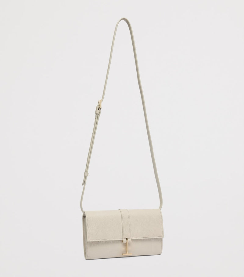 TOM FORD leather wallet with strap (British brand)