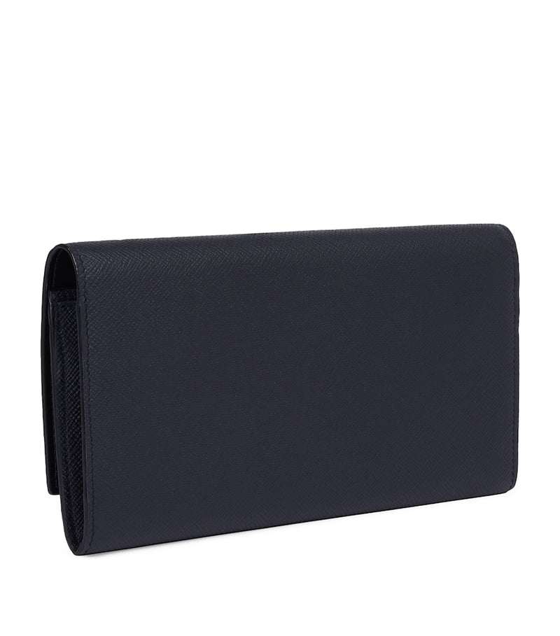 Smythson Leather Marshall Travel Wallet (British brand)