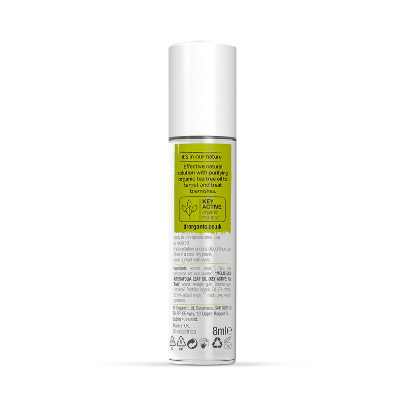 Dr Organic Tea Tree Blemish Stick, imported from the UK