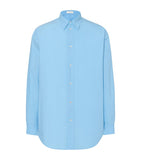 Lightweight Cotton Satin Hooded Overshirt with Detachable Hood