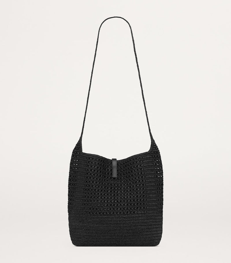 Saint Laurent Le 5 à 7 raffia shoulder bag, UK version