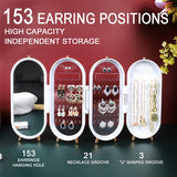 Livingandhome white jewelry storage box imported from the UK