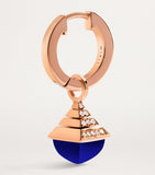 MARLI New York rose gold diamond lapis lazuli drop earrings, UK version