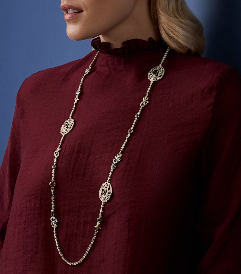 Boodles Palace Collection Presence Chamber necklace, imported from the UK