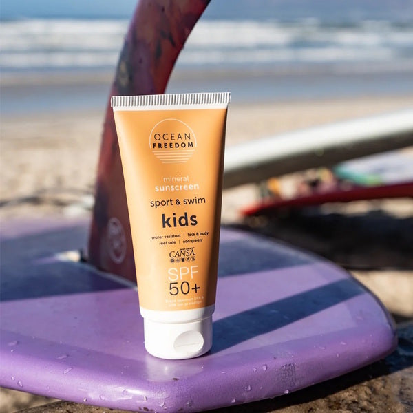 Ocean Freedom Active Kids Mineral Sun Cream 100ml, imported from the UK