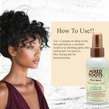 Mixed Roots shine spray coconut oil jojoba imported from the UK