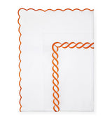 Harrods Super King Flat Sheet with Embroidered Braid Pattern 300cm x 270cm- Buy online at McGrocer