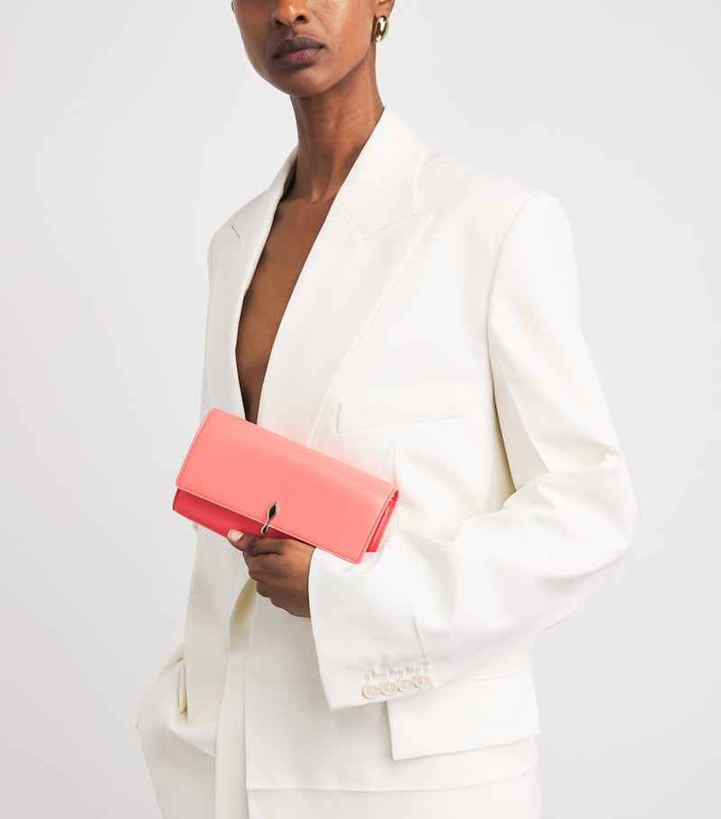 Christian Louboutin Bettina leather chain wallet - British product