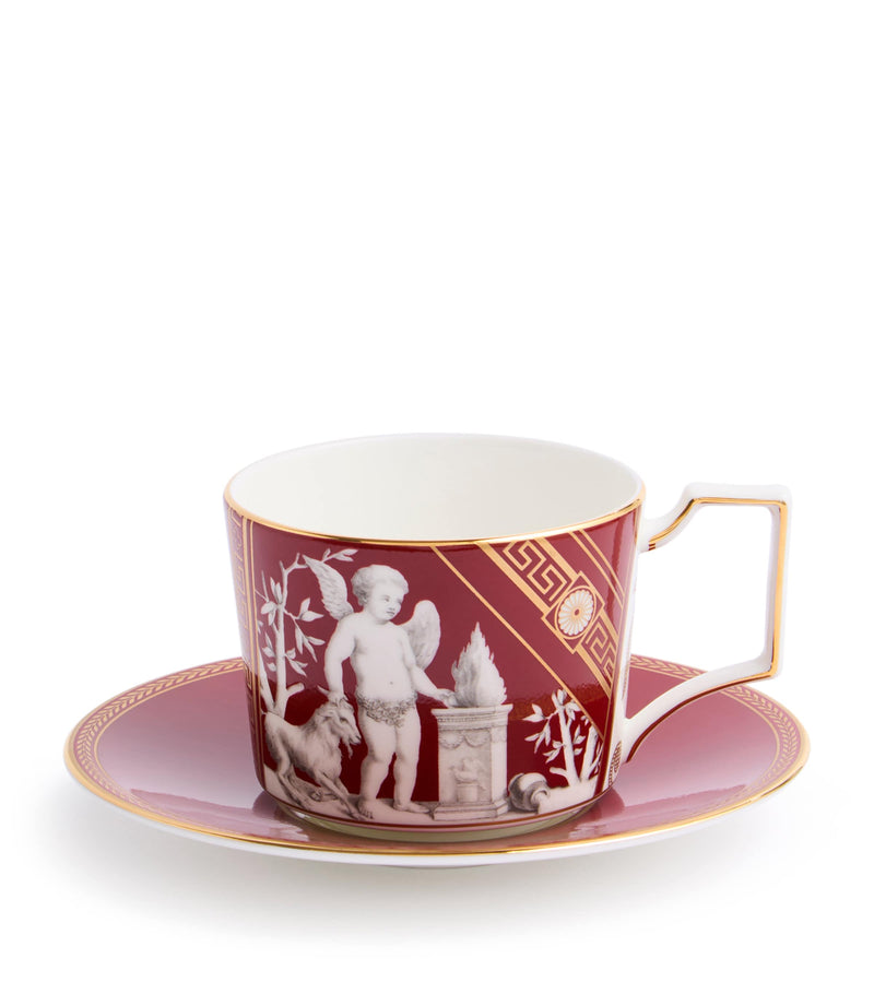 Wedgwood Renaissance teacup and saucer (British brand)