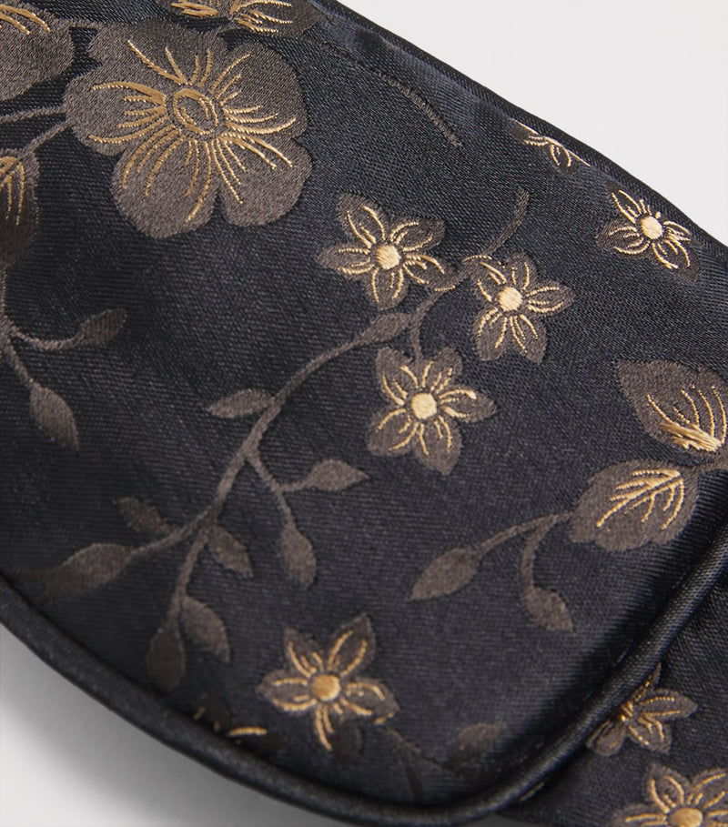 Daniel Hanson silk night floral eye mask (British brand)
