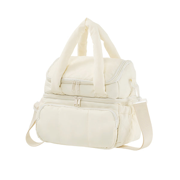 Livingandhome double layer portable insulated lunch bag, imported from the UK