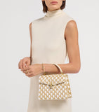 Bvlgari Serpenti Forever top-handle bag medium Calla raffia - British product